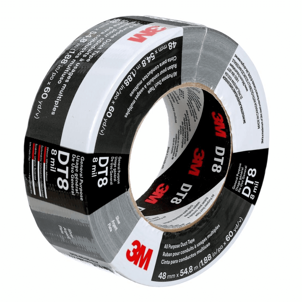 Rollo de cinta de tela para ductos 3M DT8