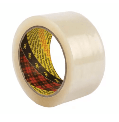 Rollo de cinta de empaque transparente Tartan 301 de 3M