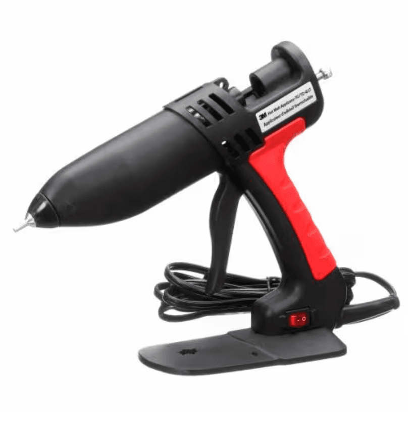 Aplicador hot melt manual 3M TC/TC-Q GEN II para barras de adhesivo, con base de apoyo